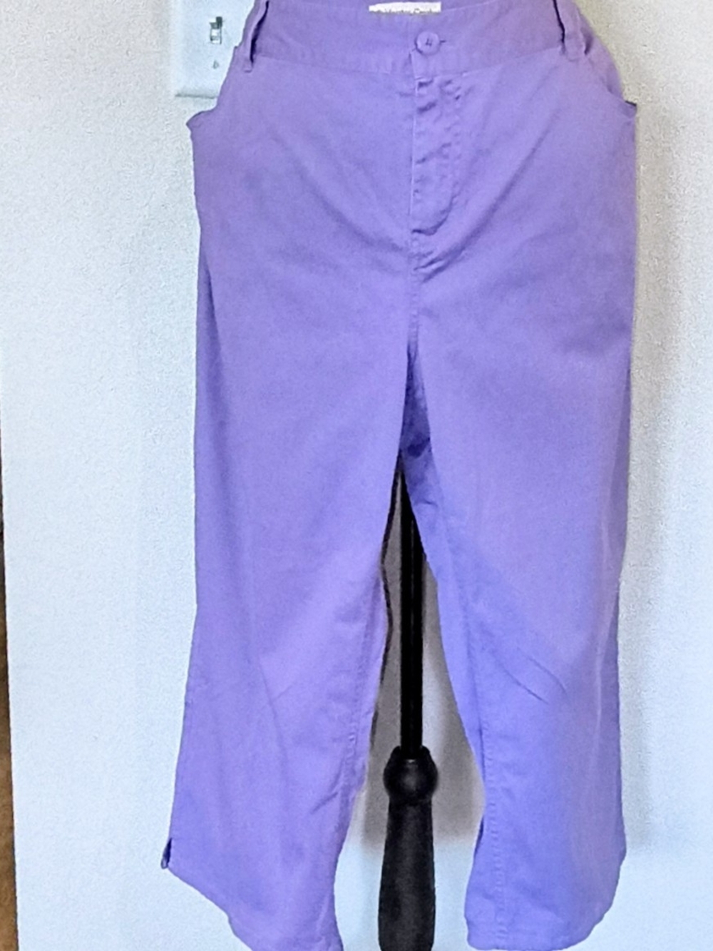 Coldwater Creek Lavender Crop Pants Size 18W